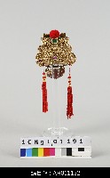 藏品(布袋戲盔帽-二郎盔)的圖片